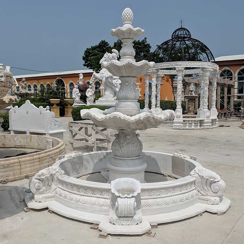 海螺大理石噴泉，海螺噴泉，大理石噴泉，石雕噴泉廠家