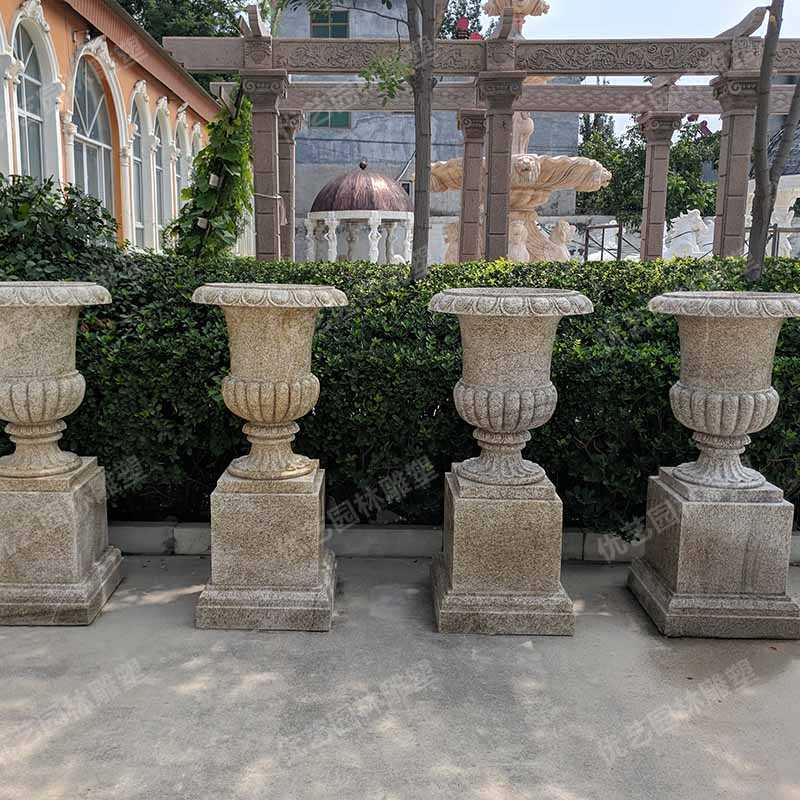 花園景觀花盆，花崗巖花盆